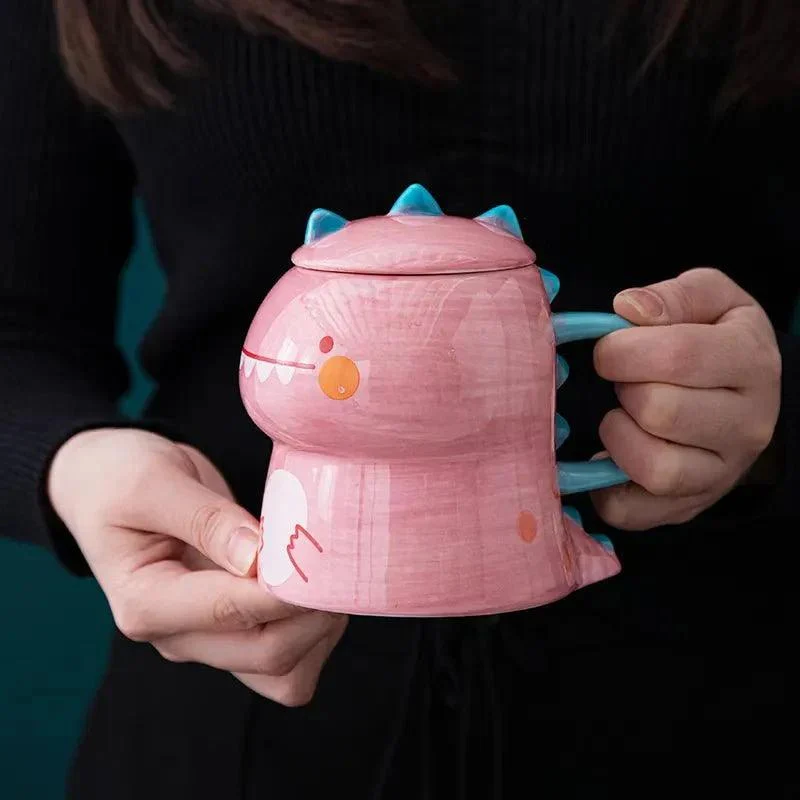 Children's Cartoon Ceramic Dinosaur Mug -  - #tag1#