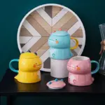Children s Cartoon Ceramic Dinosaur Mug tag1