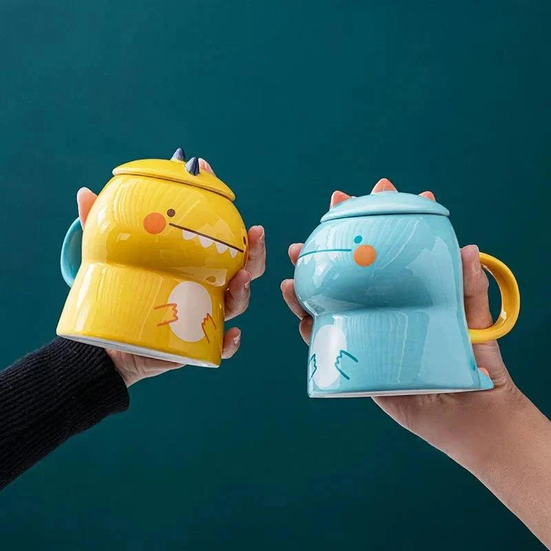 Children's Cartoon Ceramic Dinosaur Mug -  - #tag1#