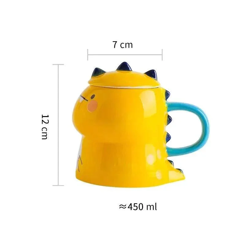 Children's Cartoon Ceramic Dinosaur Mug -  - #tag1#