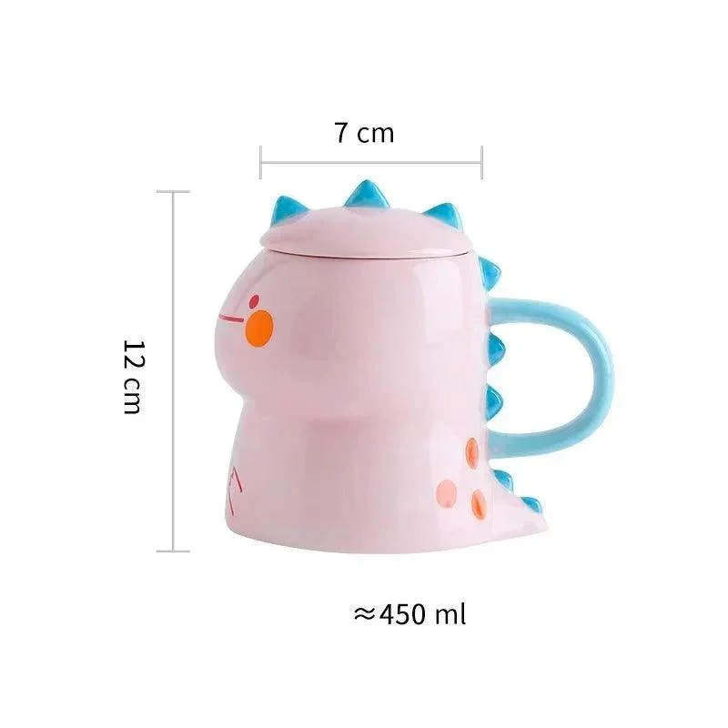 Children's Cartoon Ceramic Dinosaur Mug -  - #tag1#