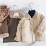 Children s Fur Lined Padded Winter Coat tag1