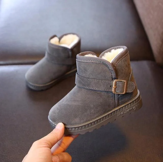 Children's Fur Lined Warm Winter Boots -  - #tag1#