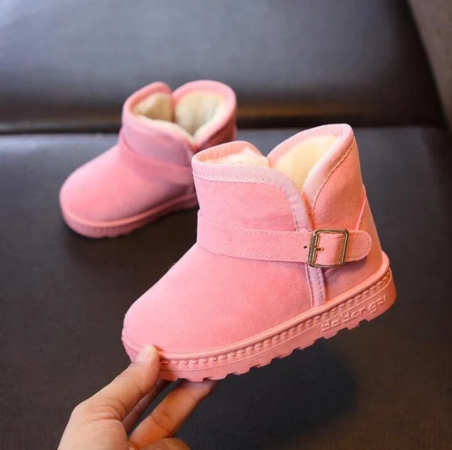 Children's Fur Lined Warm Winter Boots -  - #tag1#