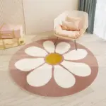 Children s Round Cartoon Bedroom Rug tag1