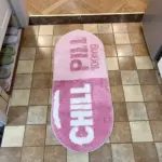 Chill Pill Oval Tufted Rug tag1
