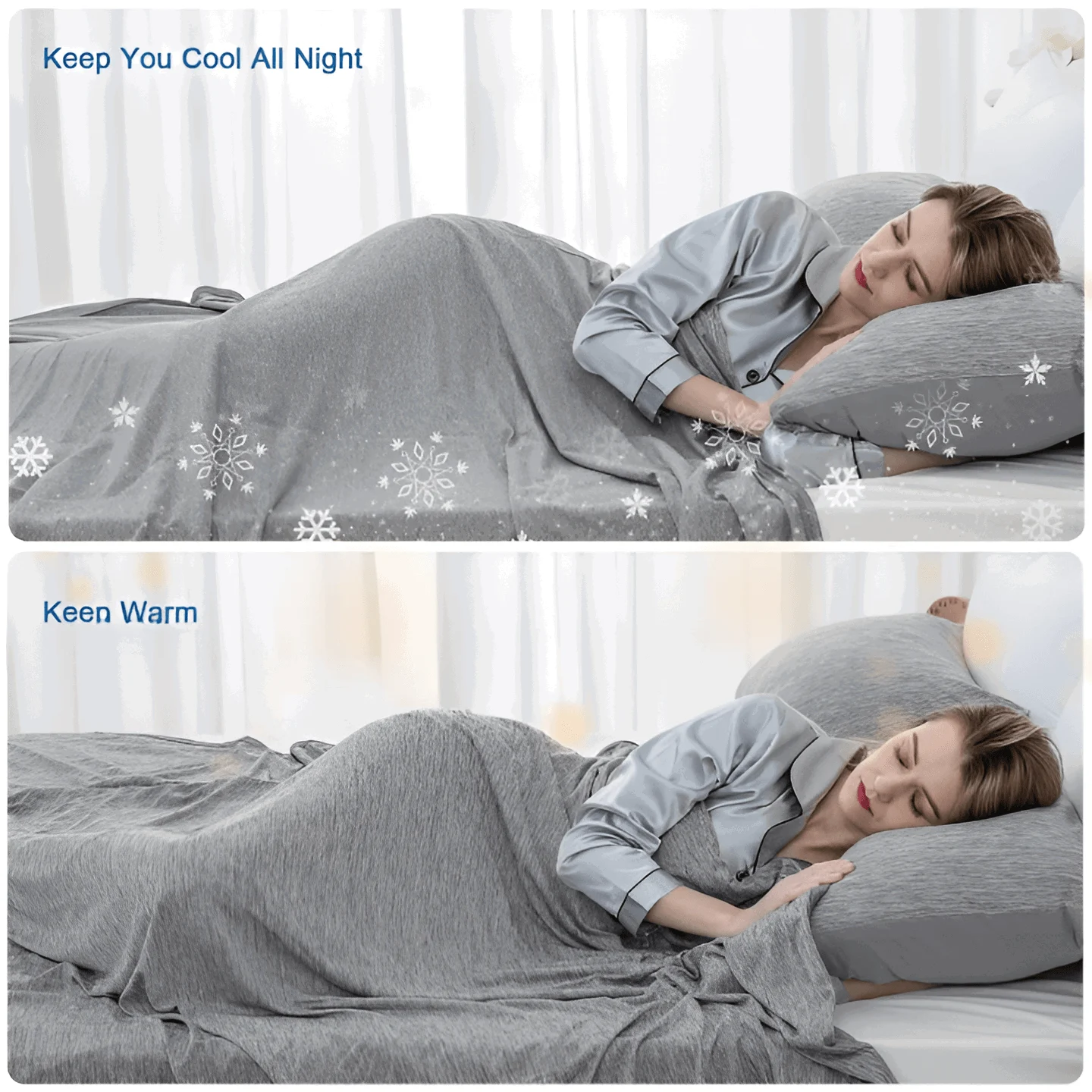 Chilly Cooling Blanket - Cooling Cotton Blanket - Cooling Summer Blanket -  - #tag1#