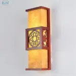 Chinese Style Imitation Creative Wood Wall Sconce Lamp tag1