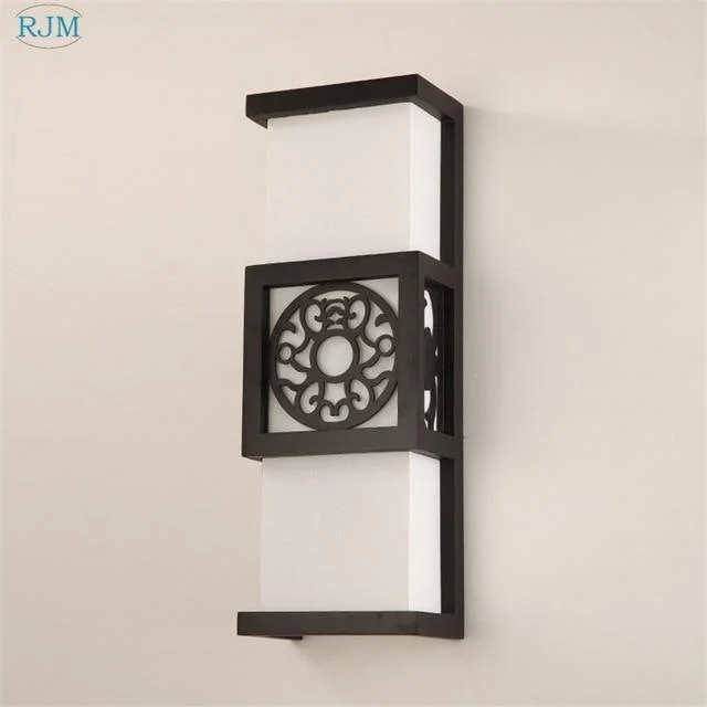 Chinese Style Imitation Creative Wood Wall Sconce Lamp -  - #tag1#
