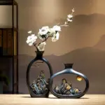 Chinese Style Luxury Vase Sculpture tag1