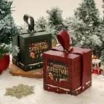 Christmas Cylinder Gift Box tag1