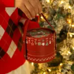 Christmas Cylinder Gift Box tag1