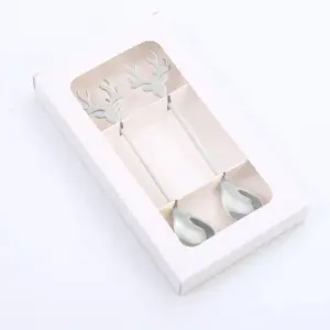 Christmas Decorations for Home - Christmas Metal Spoon Gift Set