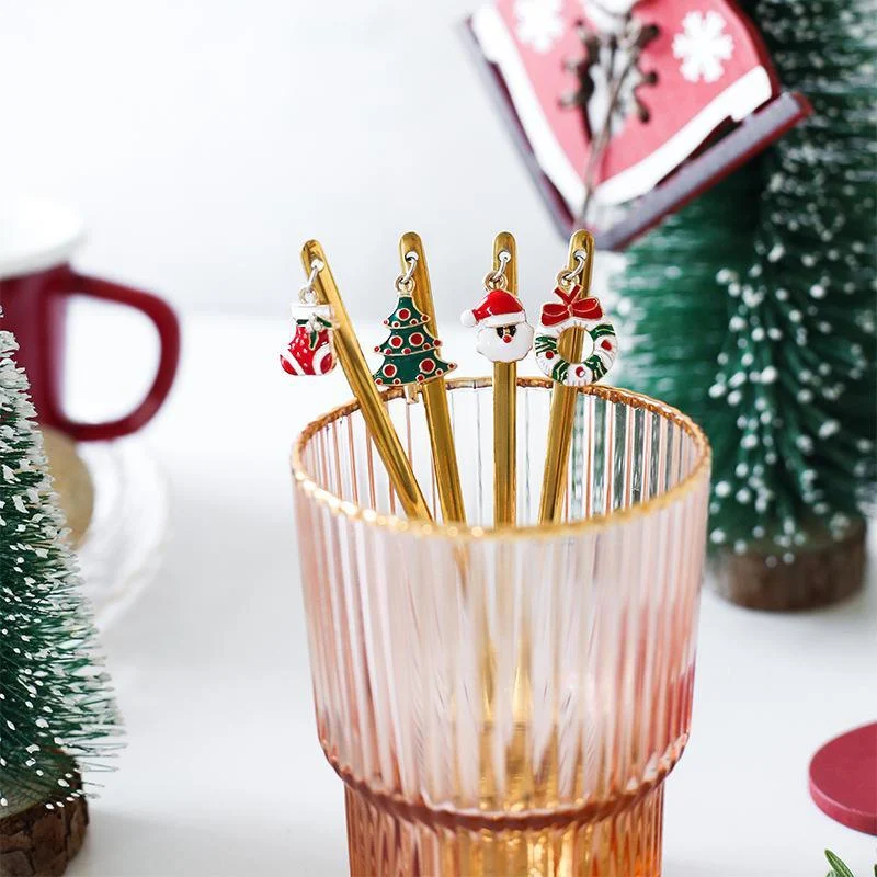 Christmas Decorations for Home - Christmas Metal Spoon Gift Set -  - #tag1#