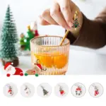 Christmas Decorations for Home Christmas Metal Spoon Gift Set tag1