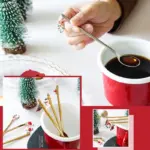 Christmas Decorations for Home Christmas Metal Spoon Gift Set tag1
