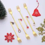 Christmas Decorations for Home Christmas Metal Spoon Gift Set tag1