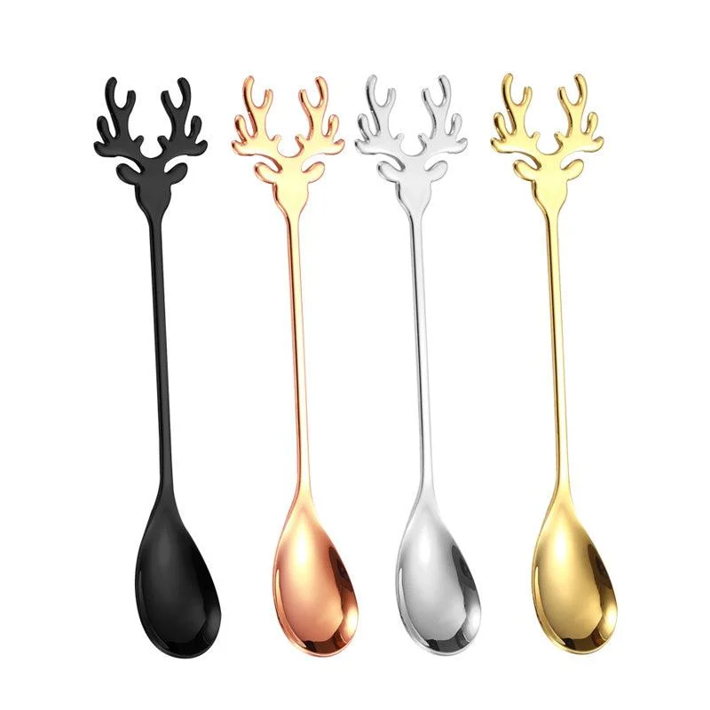 Christmas Decorations for Home - Christmas Metal Spoon Gift Set -  - #tag1#