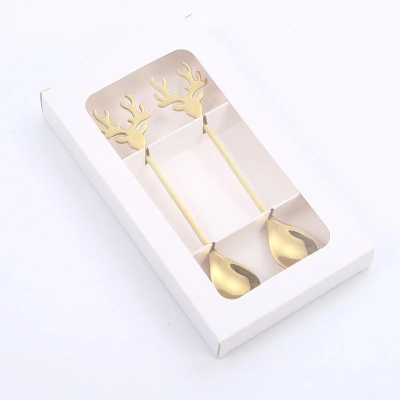 Christmas Decorations for Home - Christmas Metal Spoon Gift Set -  - #tag1#