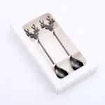 Christmas Decorations for Home Christmas Metal Spoon Gift Set tag1