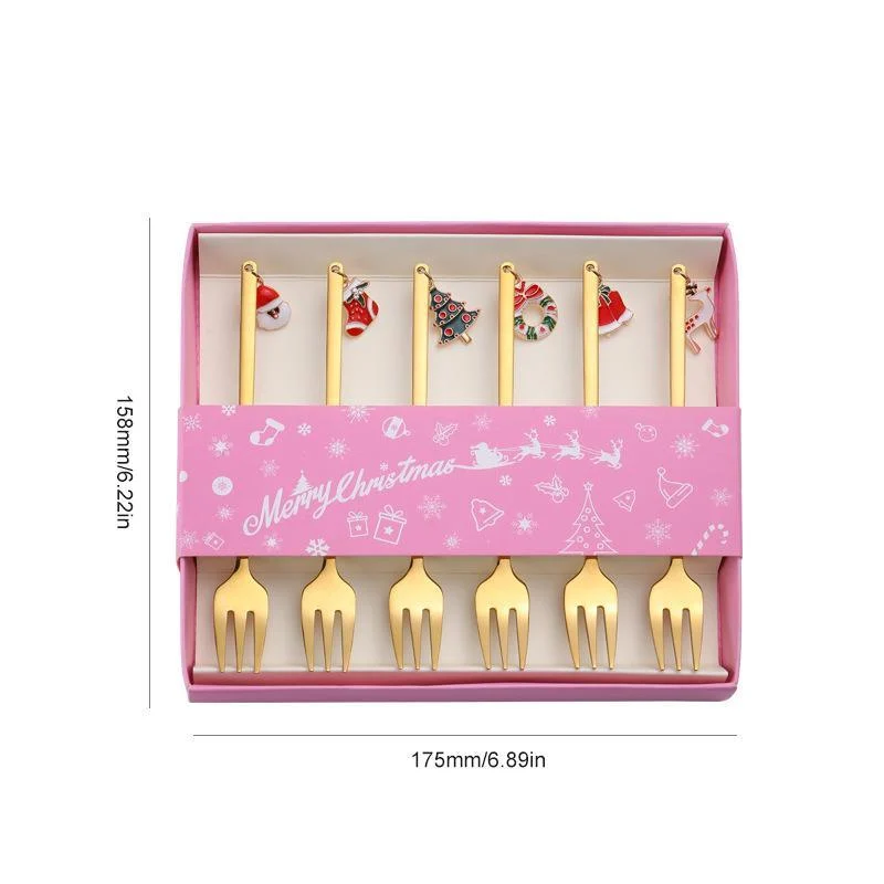 Christmas Decorations for Home - Christmas Metal Spoon Gift Set -  - #tag1#