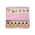 Christmas Decorations for Home Christmas Metal Spoon Gift Set tag1