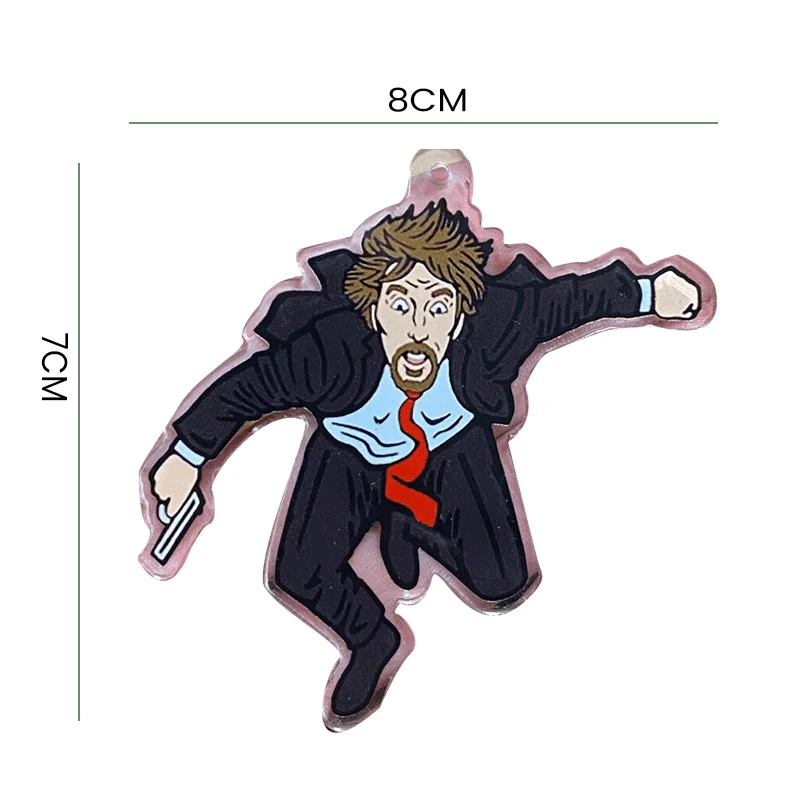 Christmas Die Hard Advent Calendar - Hans Gruber Falling off off Nakatomi Plaza -  - #tag1#