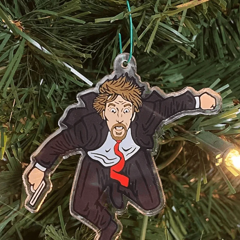 Christmas Die Hard Advent Calendar - Hans Gruber Falling off off Nakatomi Plaza -  - #tag1#