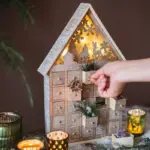 Christmas Drawer Advent Calendar Gift House tag1