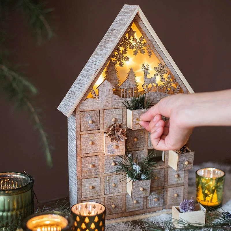 Christmas Drawer Advent Calendar Gift House -  - #tag1#