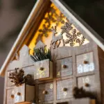 Christmas Drawer Advent Calendar Gift House tag1