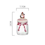 Christmas Glass Candy Jars with Lids