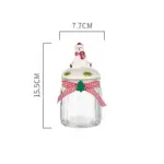 Christmas Glass Candy Jars with Lids