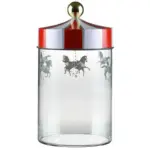 Christmas Glass Storage Jars with Airtight Lids