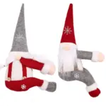 Christmas Gnome Curtain Buckle with Snowflake Hat tag1