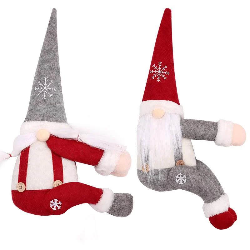 Christmas Gnome Curtain Buckle with Snowflake Hat -  - #tag1#