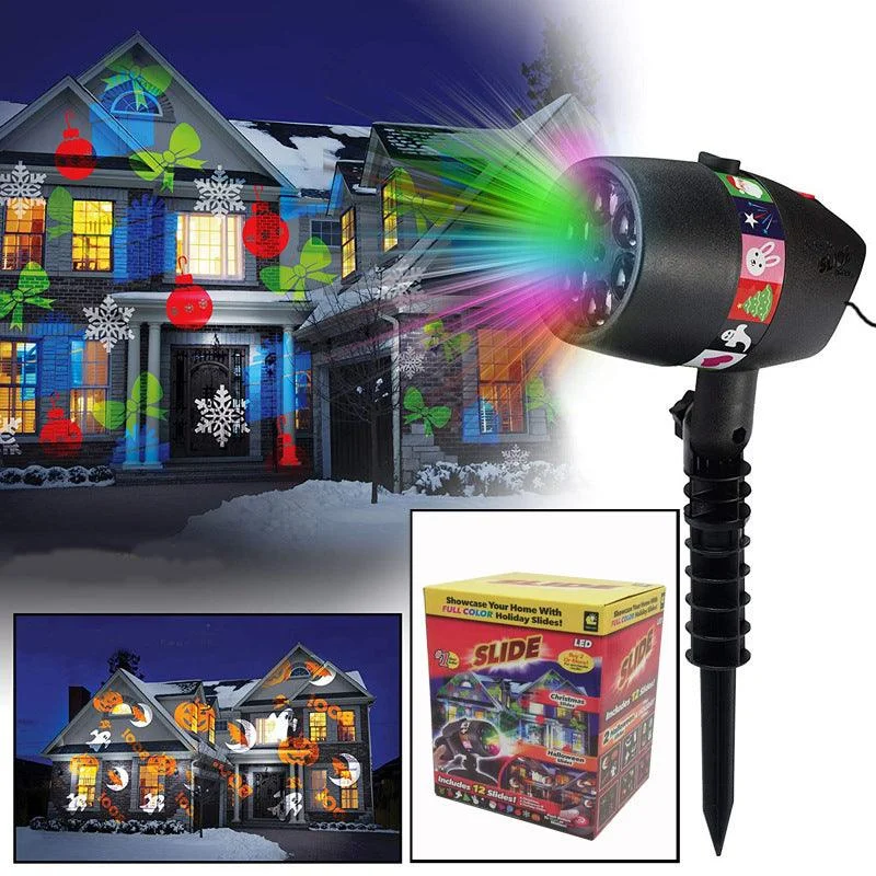 Christmas Laser Light LED Projection for Outdoor Lawn -  - #tag1#
