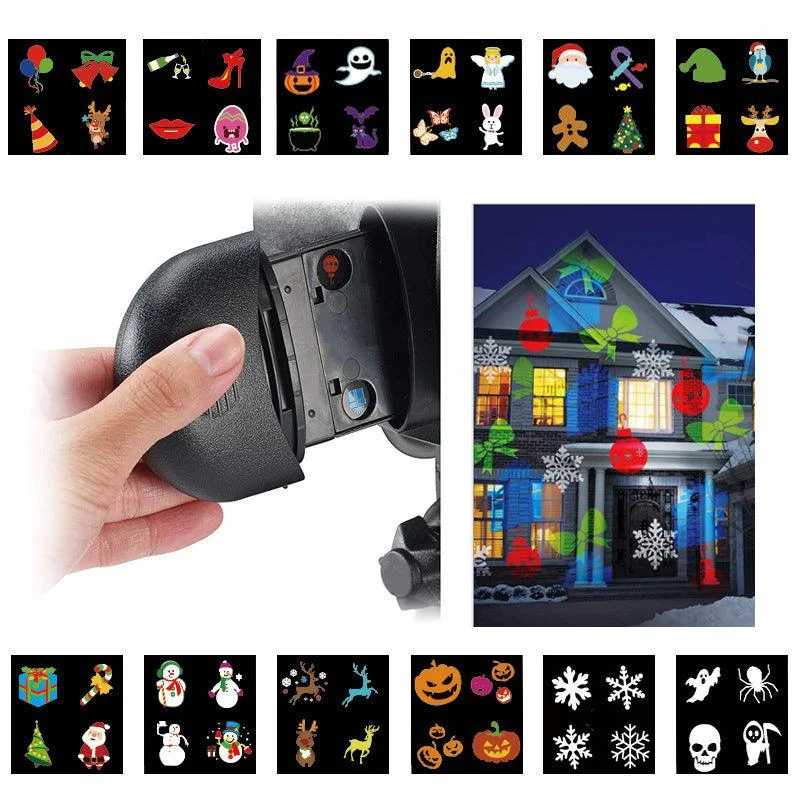 Christmas Laser Light LED Projection for Outdoor Lawn -  - #tag1#