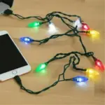 Christmas Light USB Cable Charger For Android IPhone tag1