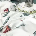 Christmas Milestone Duvet Cover Set Egyptian Cotton tag1