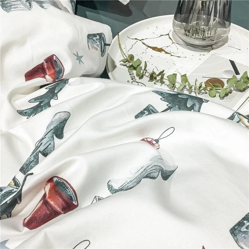 Christmas Milestone Duvet Cover Set (Egyptian Cotton) -  - #tag1#