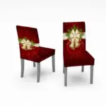 Christmas Tablecloth Chair Cover Decoration tag1