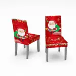 Christmas Tablecloth Chair Cover Decoration tag1
