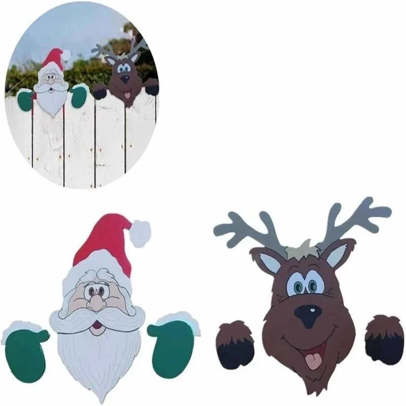 Christmas Themed Fence Decoration -  - #tag1#