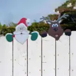 Christmas Themed Fence Decoration tag1
