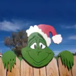 Christmas Themed Fence Decoration tag1