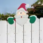 Christmas Themed Fence Decoration tag1