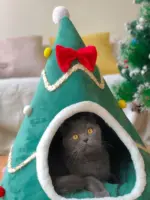 Christmas Tree Pet Bed tag1
