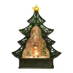 Christmas Tree Snow Globe tag1