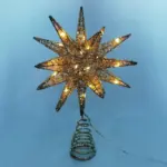 Christmas Tree Topper LED Star Tree Topper Battery Operated tag1